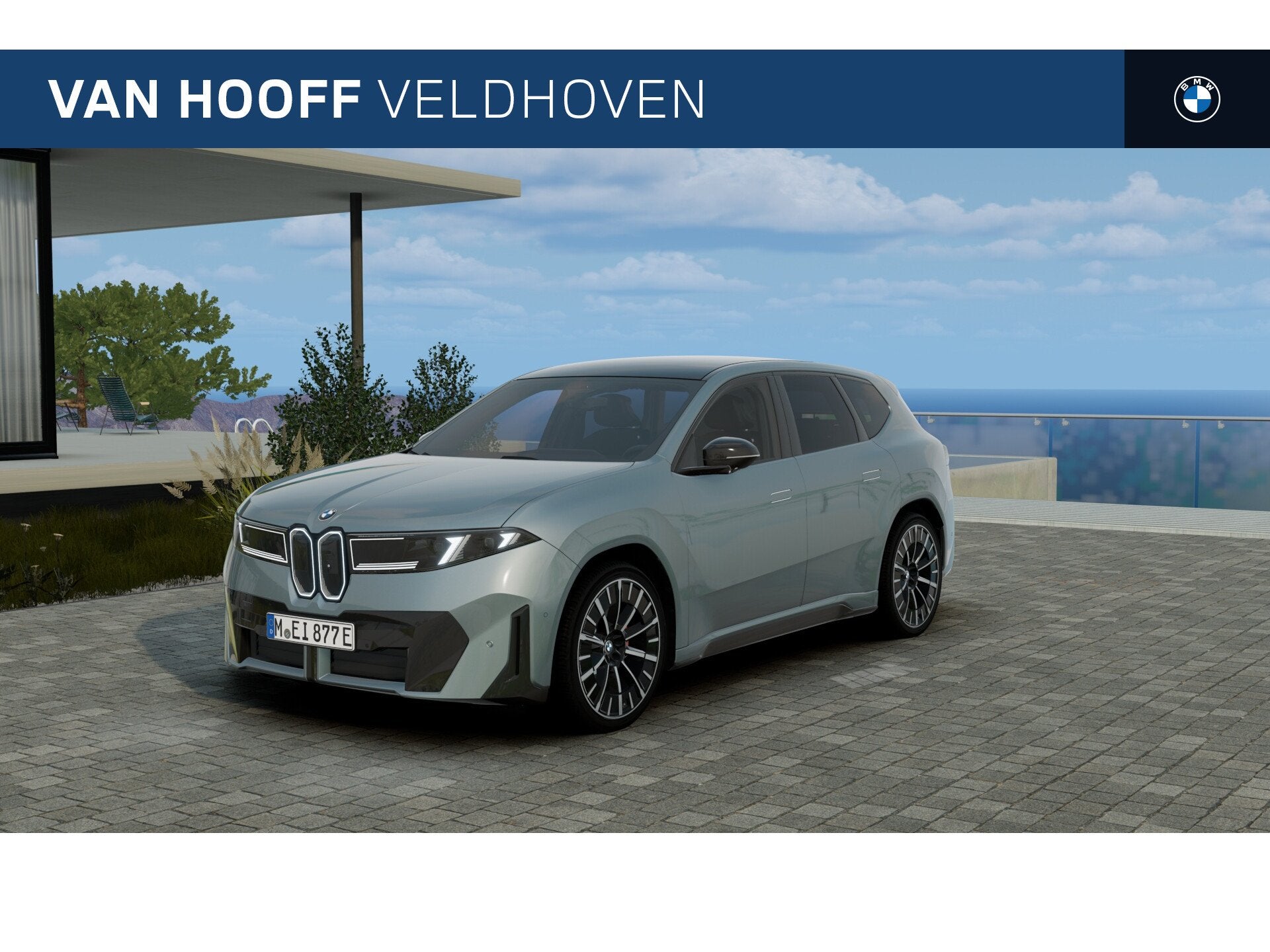 BMW iX3 40 eDrive M Sport / Panoramadak / Trekhaak / Multifu, Auto's, BMW, Automaat, Zwart, Leder, Nieuw