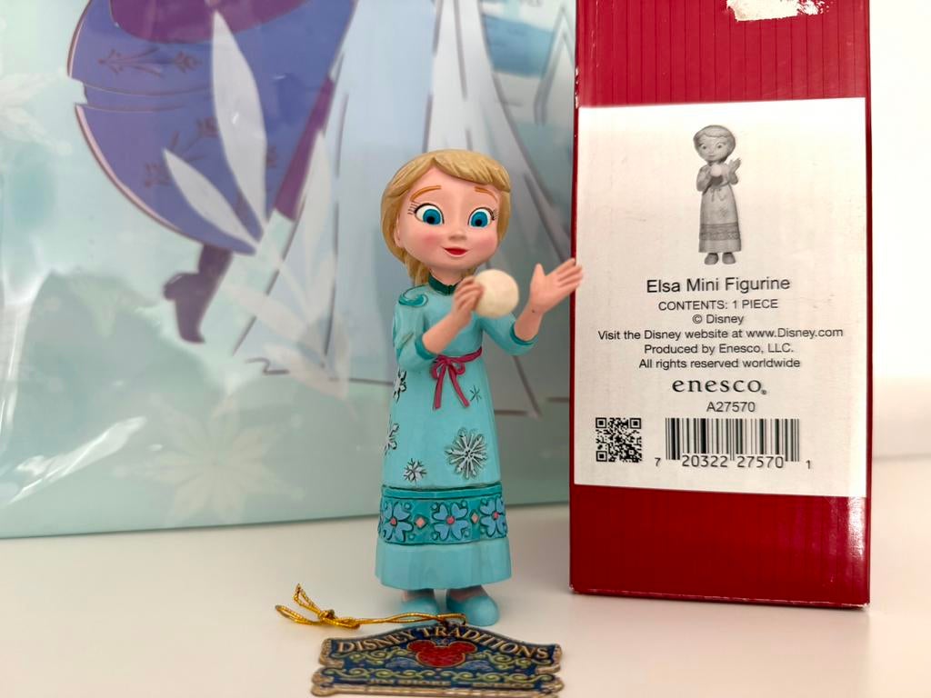 Disney Traditions Frozen Young Elsa Mini Figurine, Verzamelen, Disney, Ophalen of Verzenden, Overige figuren, Zo goed als nieuw