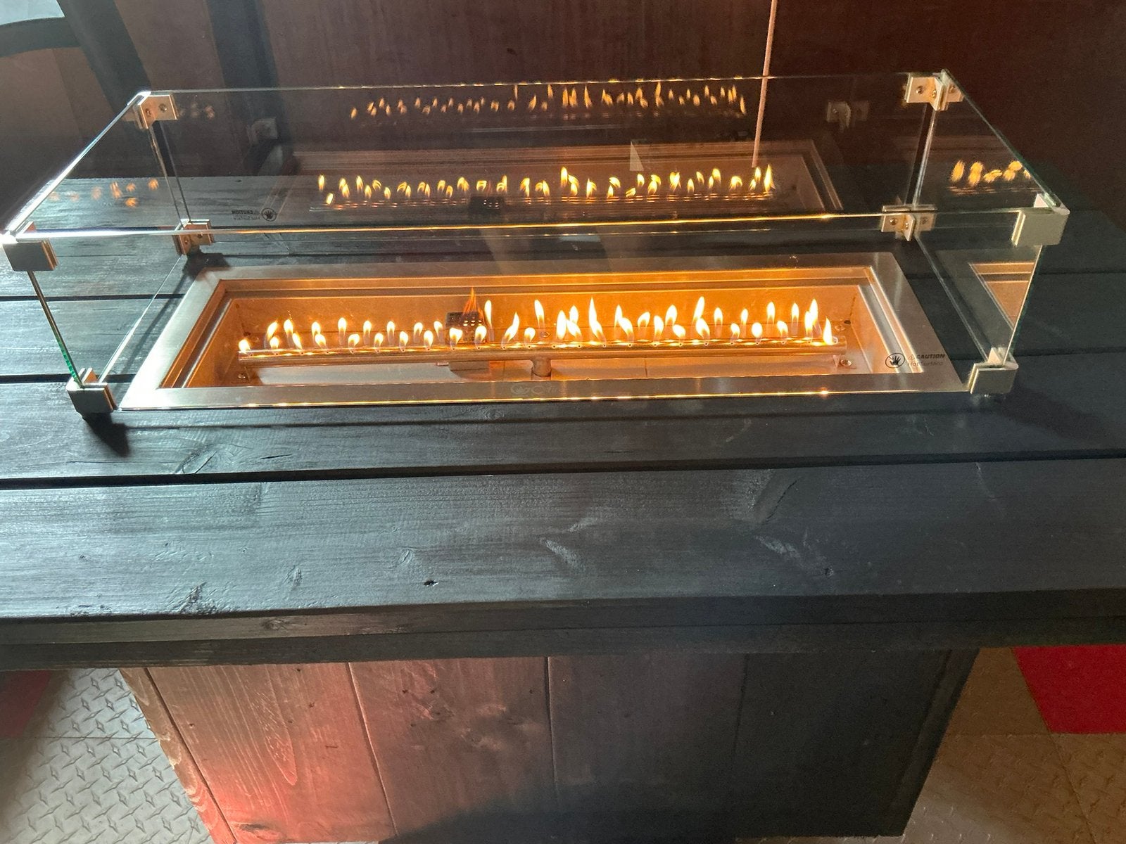 Vuurtafel, Ophalen