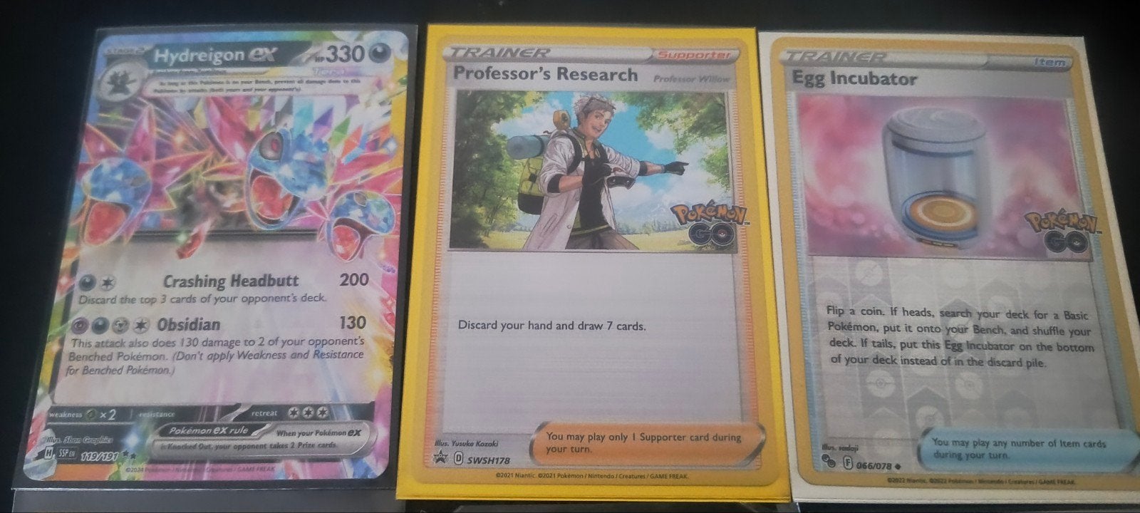 Diverse Pokémon Kaarten Collectie - EX, V, Trainer, Ophalen of Verzenden, Zo goed als nieuw, Meerdere kaarten