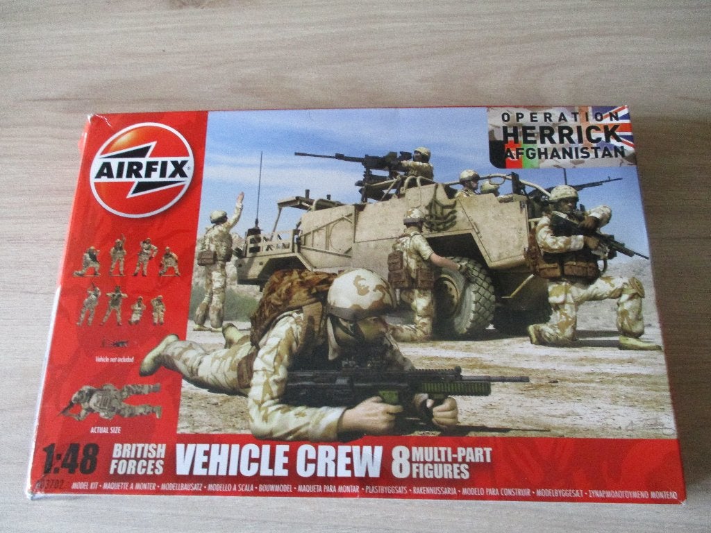 Airfix British forces vehicle crew, Ophalen of Verzenden, Zo goed als nieuw, 1:35 tot 1:50, Figuur of Figuren