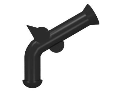 Lego Black Minifigure, Weapon Gun, Flintlock Pistol, Gebruikt, Overige thema's, Lego, Ophalen of Verzenden