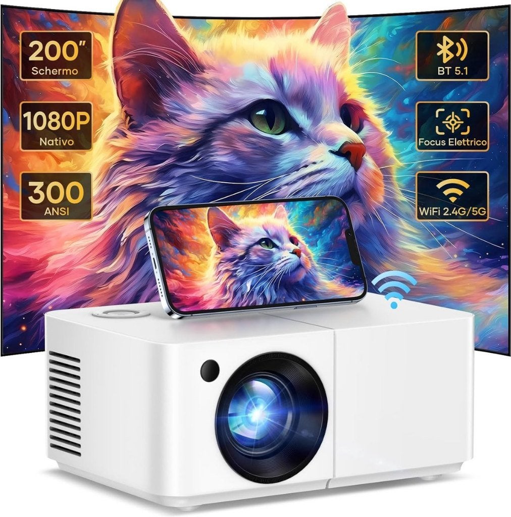 VenirCool 1080P Draagbare Mini Beamer, Venircool, LED, Nieuw, Ophalen of Verzenden
