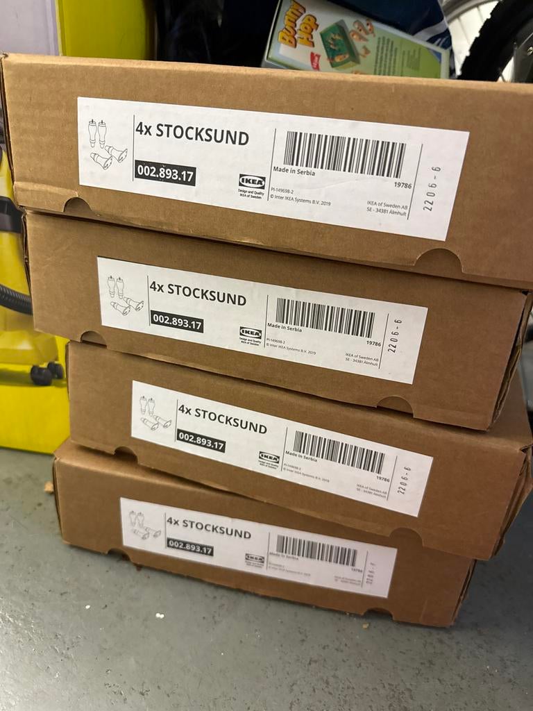 IKEA STOCKSUND poten (4 stuks), Ophalen, Nieuw, Eén