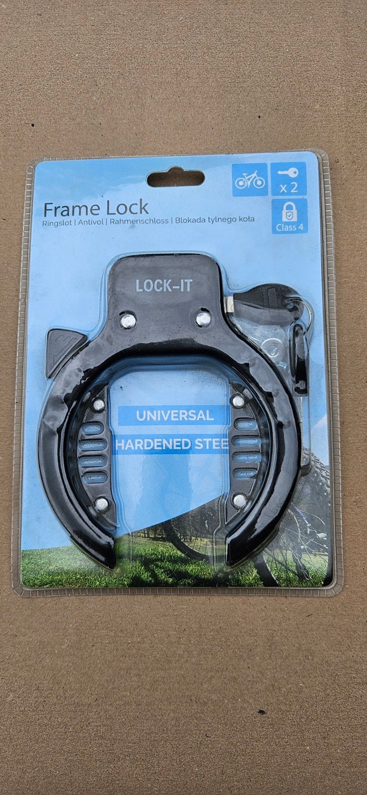 LOCK-IT Ringslot - Universeel Gehard Staal, Ophalen