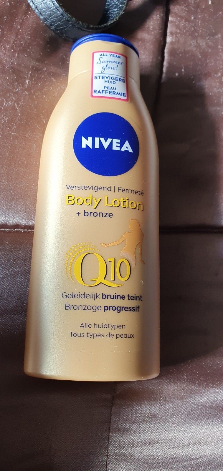 Nivea Q10 Verstevigende Body Lotion + Bronze 400ml, Verzenden, Nieuw, Bodylotion, Crème of Olie