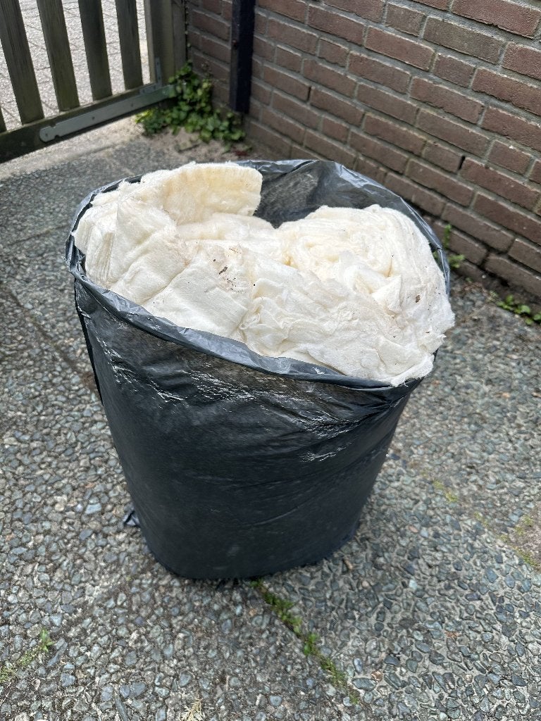 Glaswol isolatie, Ophalen, Gebruikt, Glaswol, 4 tot 8 cm