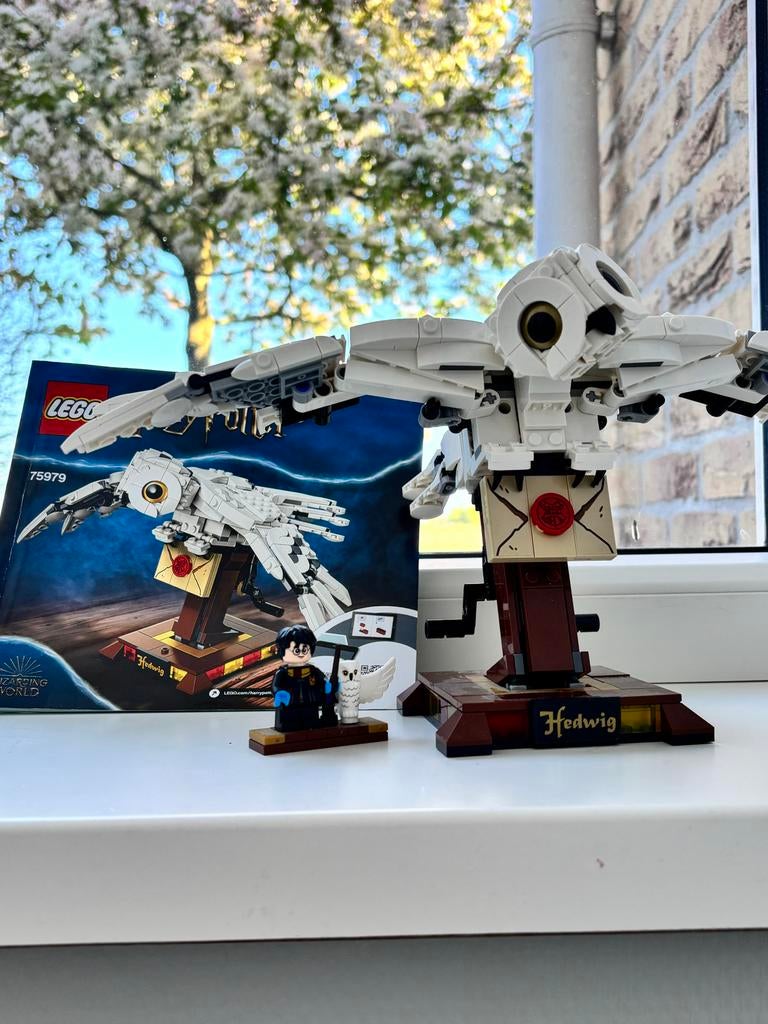 LEGO Harry Potter Hedwig (75979) - Zo goed als nieuw, Ophalen of Verzenden, Zo goed als nieuw, Overige merken