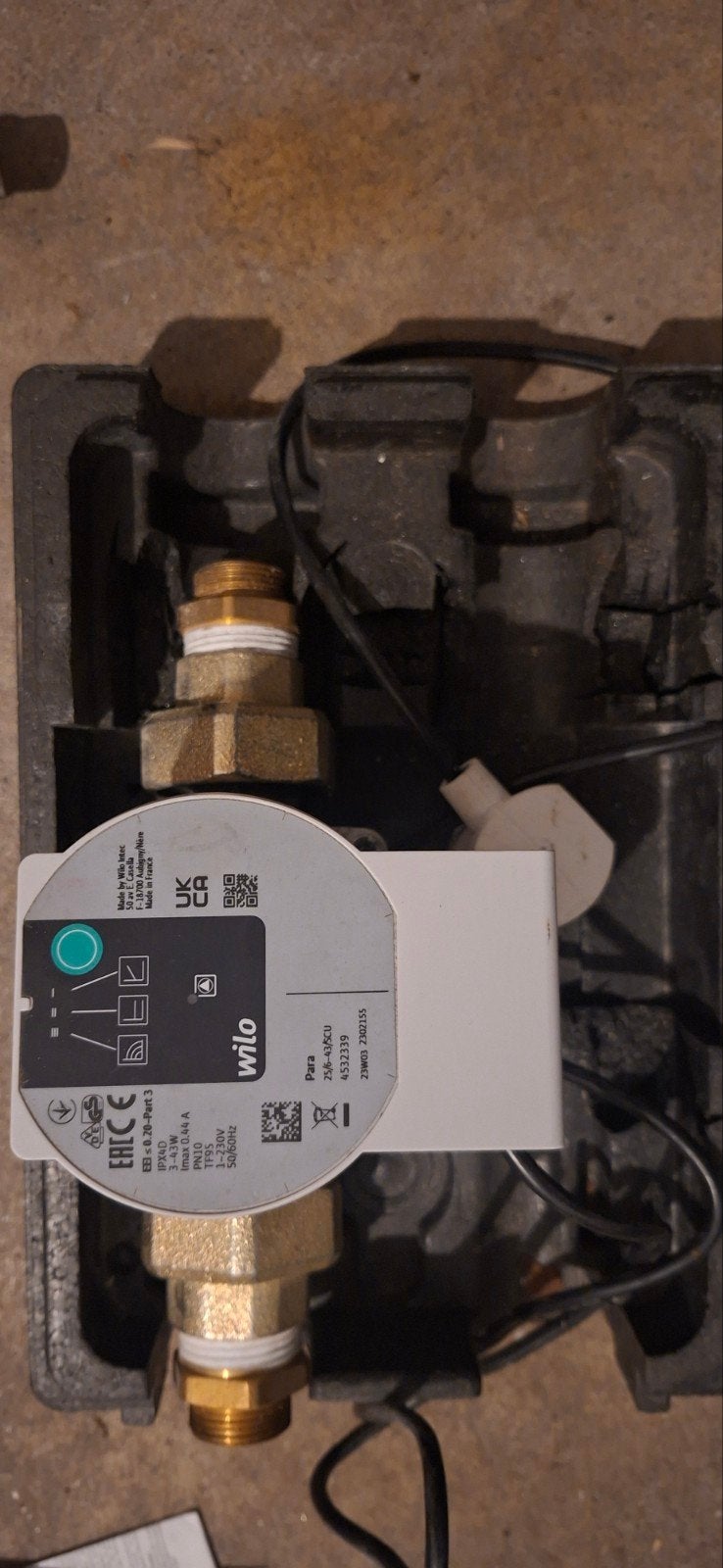 Wilo Yonos PICO 25/1-4 circulatiepomp, Ophalen of Verzenden, Zo goed als nieuw, Minder dan 200 watt, Overige typen