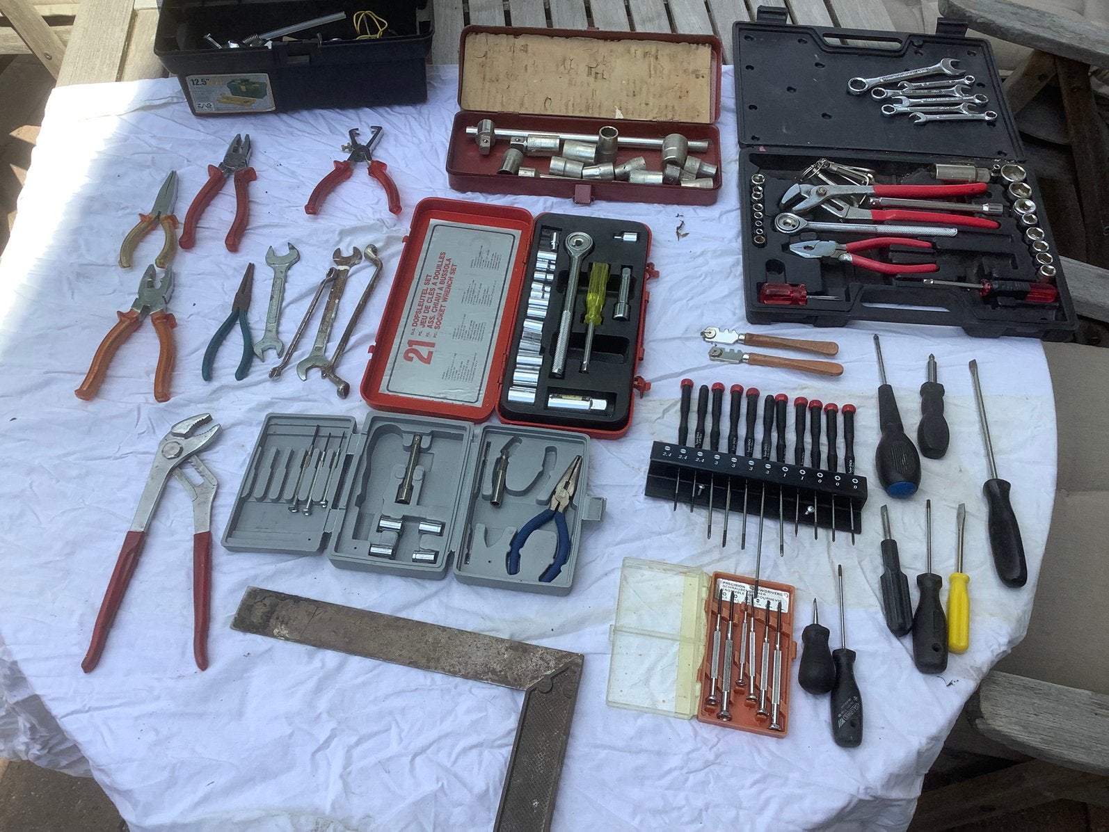 Heel veel handgereedschap, Doe-het-zelf en Verbouw, Gereedschap | Handgereedschap, Ophalen of Verzenden, Gebruikt