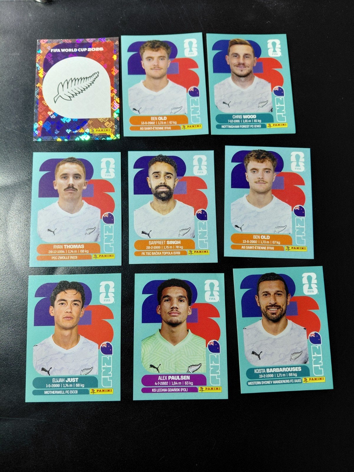 Nieuw zeeland (panini wk 2026 stickers), Ophalen of Verzenden, Nieuw, Buitenlandse clubs, Poster, Plaatje of Sticker