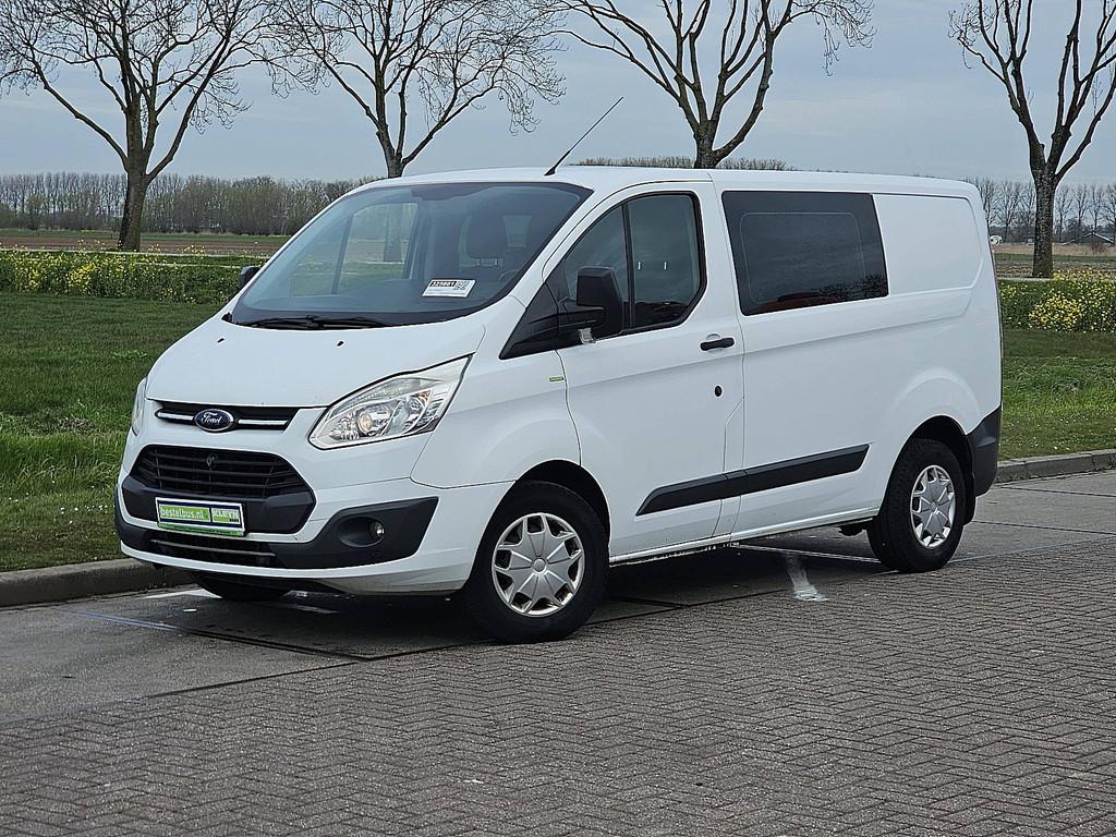 FORD TRANSIT CUSTOM 2.0 l1h1 dubbele cabine!, Voorwielaandrijving, Euro 6, 4 cilinders, Wit