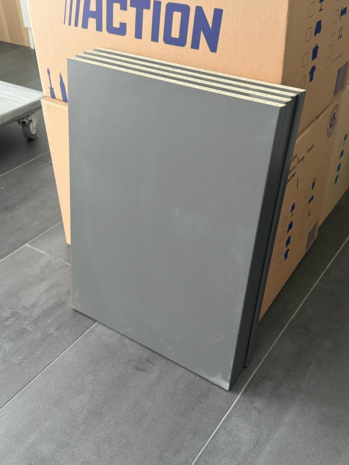 4x Pax plank 50x35 antraciet grijs - Nieuw, Ophalen, Nieuw