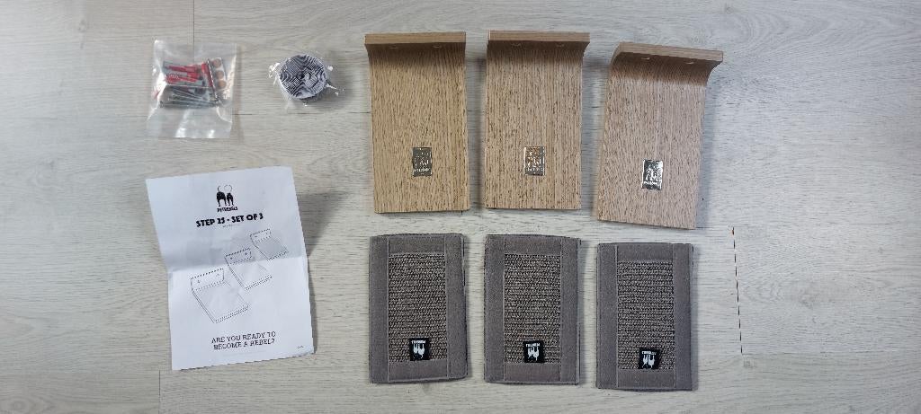 Petrebels Krabmeubel - Step 25 Old Grey (3 stuks), Ophalen, Nieuw, Krabpaal