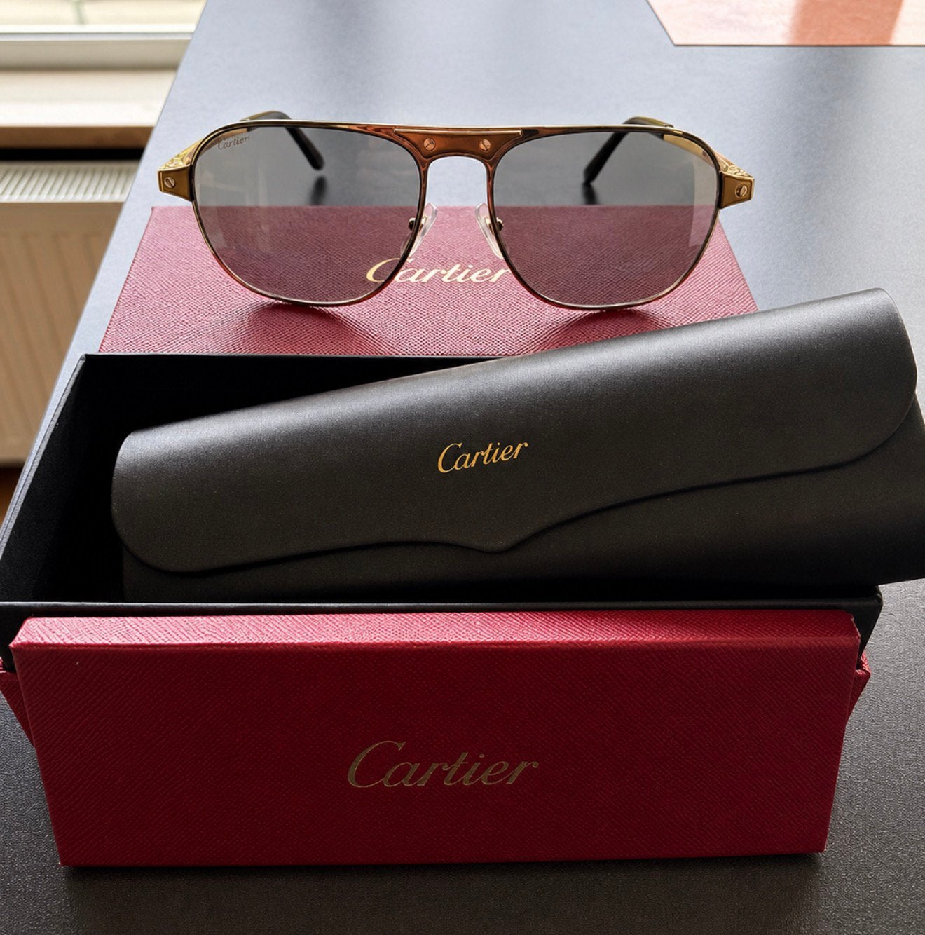 Originele Cartier nieuw met garantie en certificaat, Ophalen, Nieuw, Bril, Overige merken