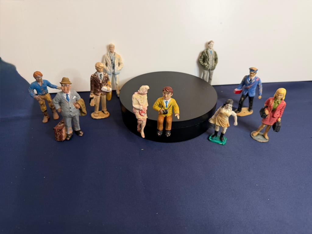 Vintage Loodfiguren / Miniatuur Beeldjes - Diverse Personen, Ophalen of Verzenden, Gebruikt