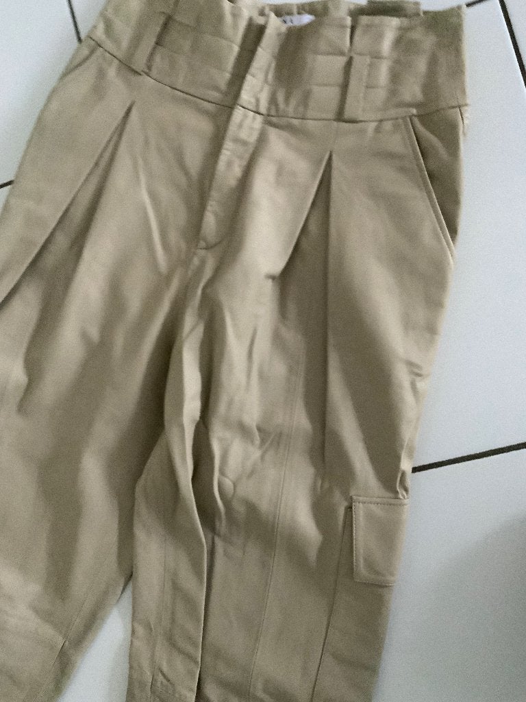 DNA LEREN PANTALON, DNA, Verzenden, Zwart, Zo goed als nieuw