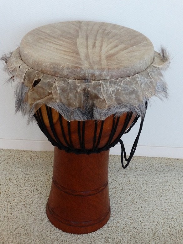 Djembe - handgemaakt uit Mali, Ophalen of Verzenden, Gebruikt, Trommel