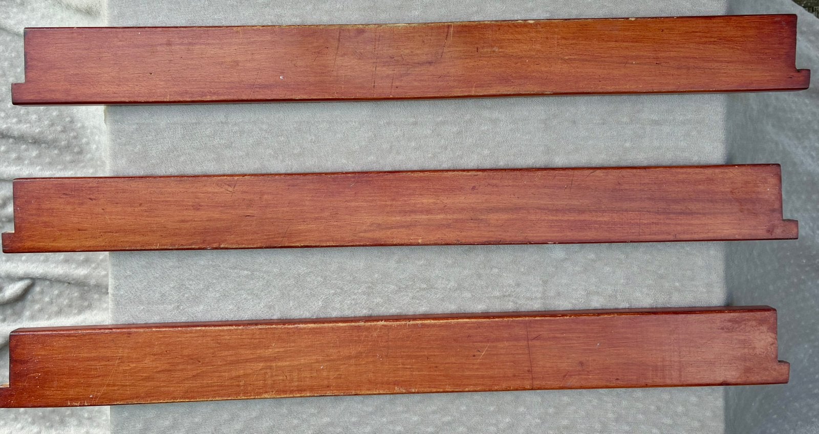 Houten drempels x 3, Ophalen, Gebruikt, Minder dan 25 mm, Eiken