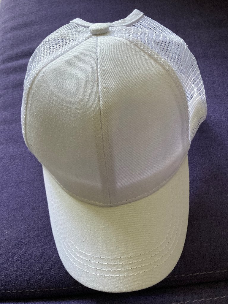Witte pet en hoofd sjaaltjes, Ophalen of Verzenden, Nieuw, One size fits all, Pet