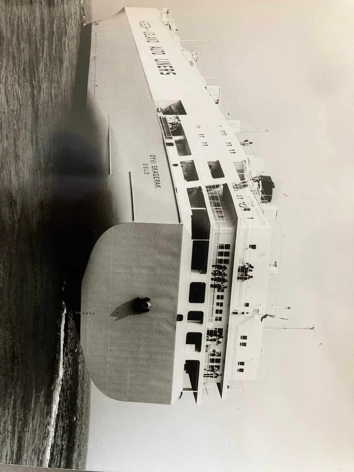 Grote foto Dvyi Skagerak bij de Schelde, 1973, Verzenden, Gebruikt