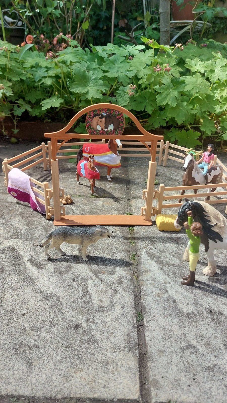 Schleich paarden weide, Ophalen of Verzenden, Zo goed als nieuw