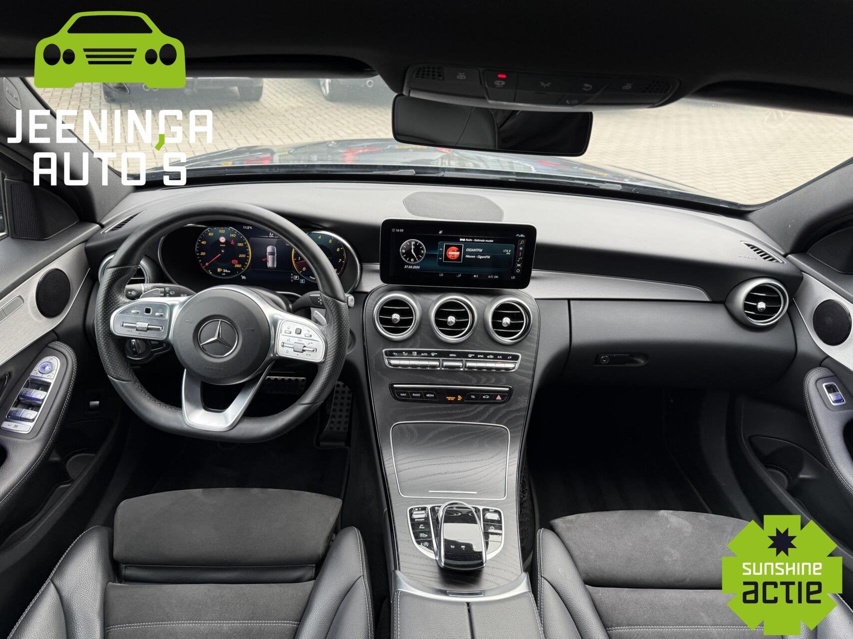 Mercedes C-klasse Estate 200 Business Solution AMG|Pano|Stoe, Auto's, Automaat, 4 cilinders, 1465 kg, 184 pk