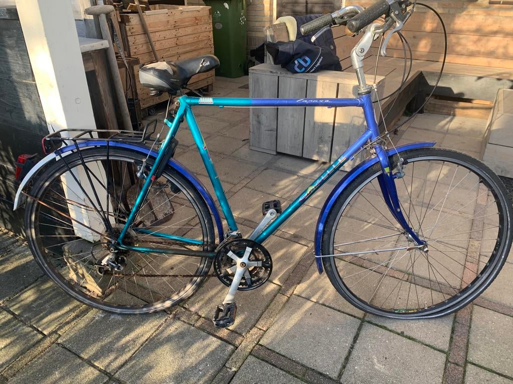 Gazelle hybride fiets , opknapper of onderdelen, 47 tot 51 cm, Ophalen, Velgrem, Jaren '60 of nieuwer
