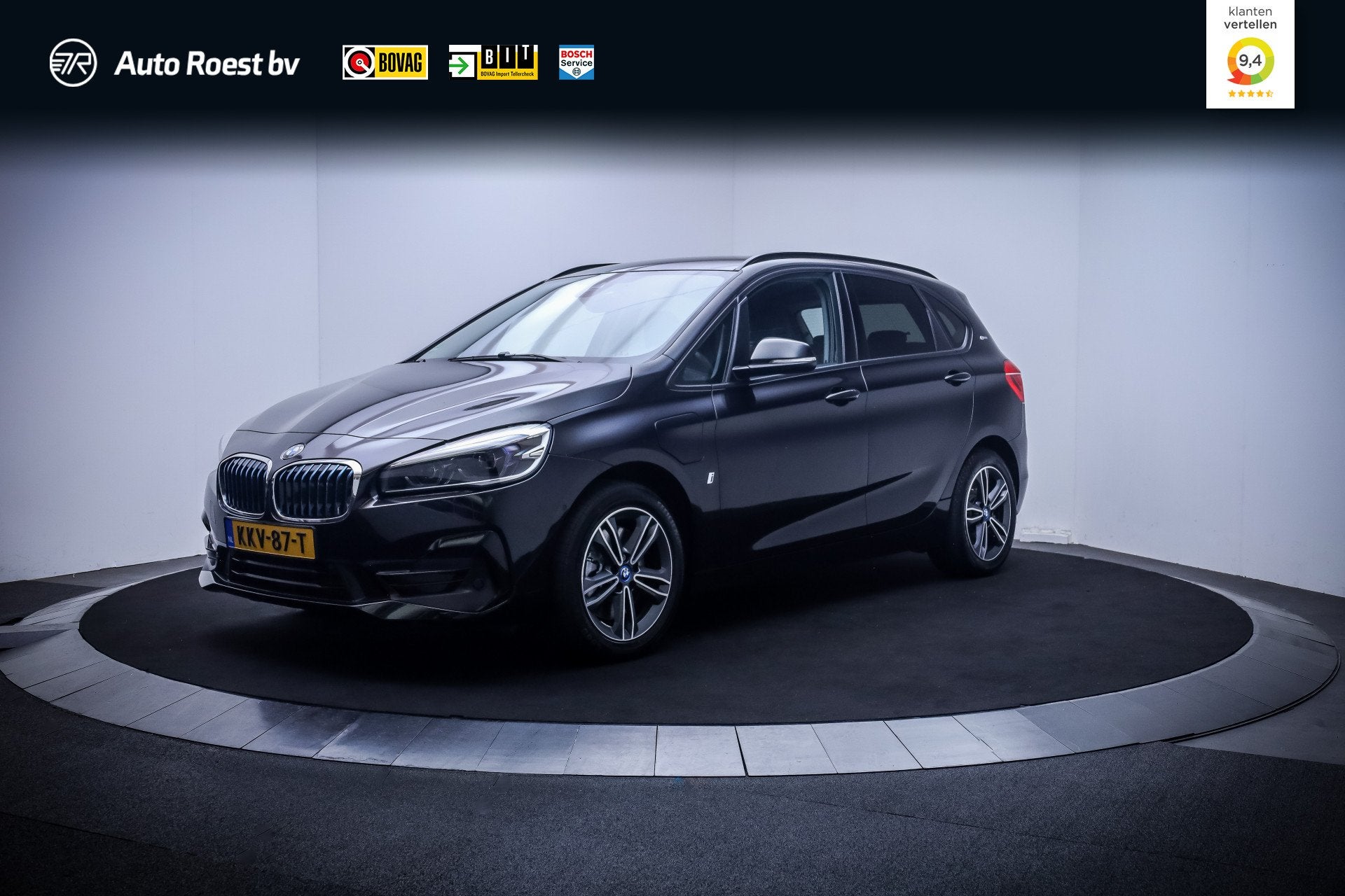 BMW 2 Serie Active Tourer 225xe SPORTLINE iPerformance Execu, Dealer onderhouden, Leder en Stof, Zwart, Bedrijf