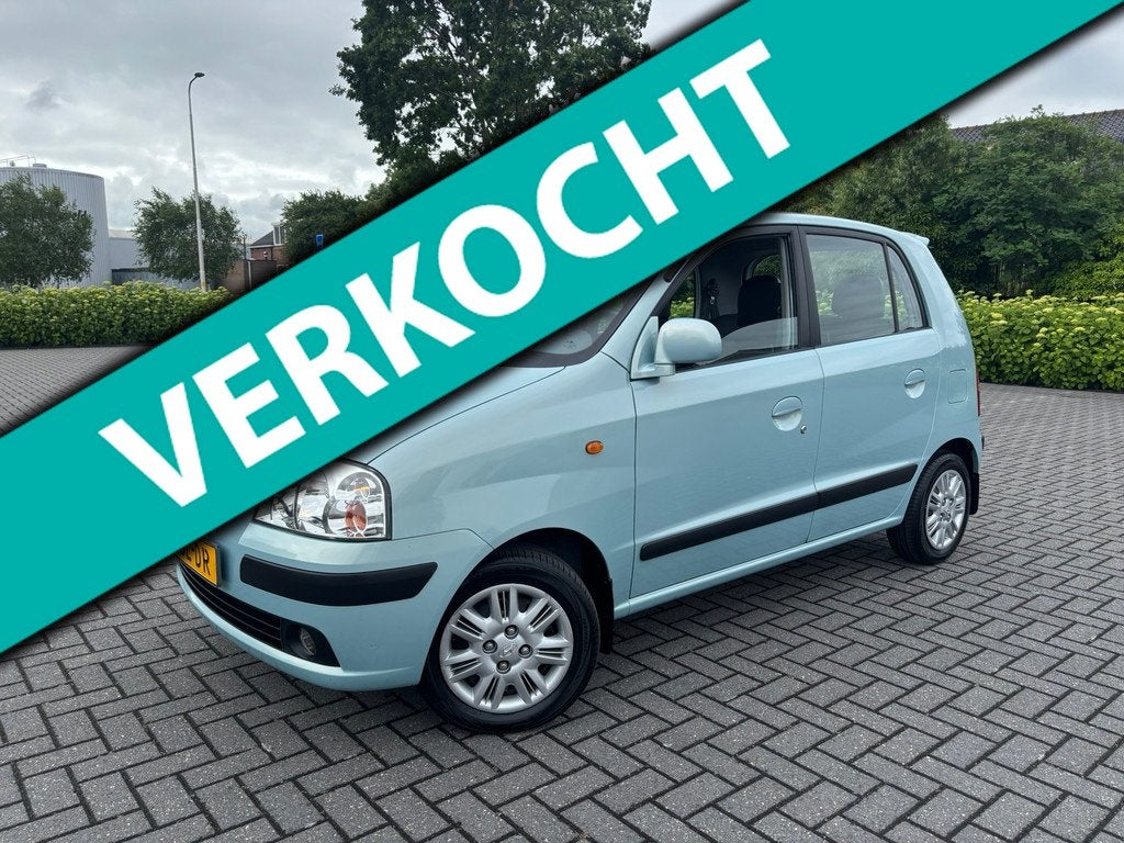 Hyundai Atos 1.1i Dynamic Cool | Automaat | Airco |, Auto's, Hyundai, Stof, 31 €/maand, 4 cilinders, Origineel Nederlands