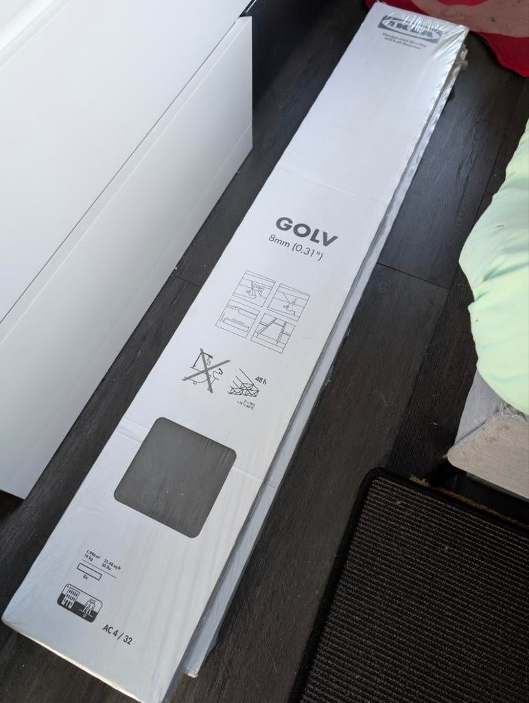 Ikea golv laminaat, Doe-het-zelf en Verbouw, Vloerdelen en Plavuizen, Ophalen, 50 tot 150 cm, Nieuw, 5 tot 10 m²
