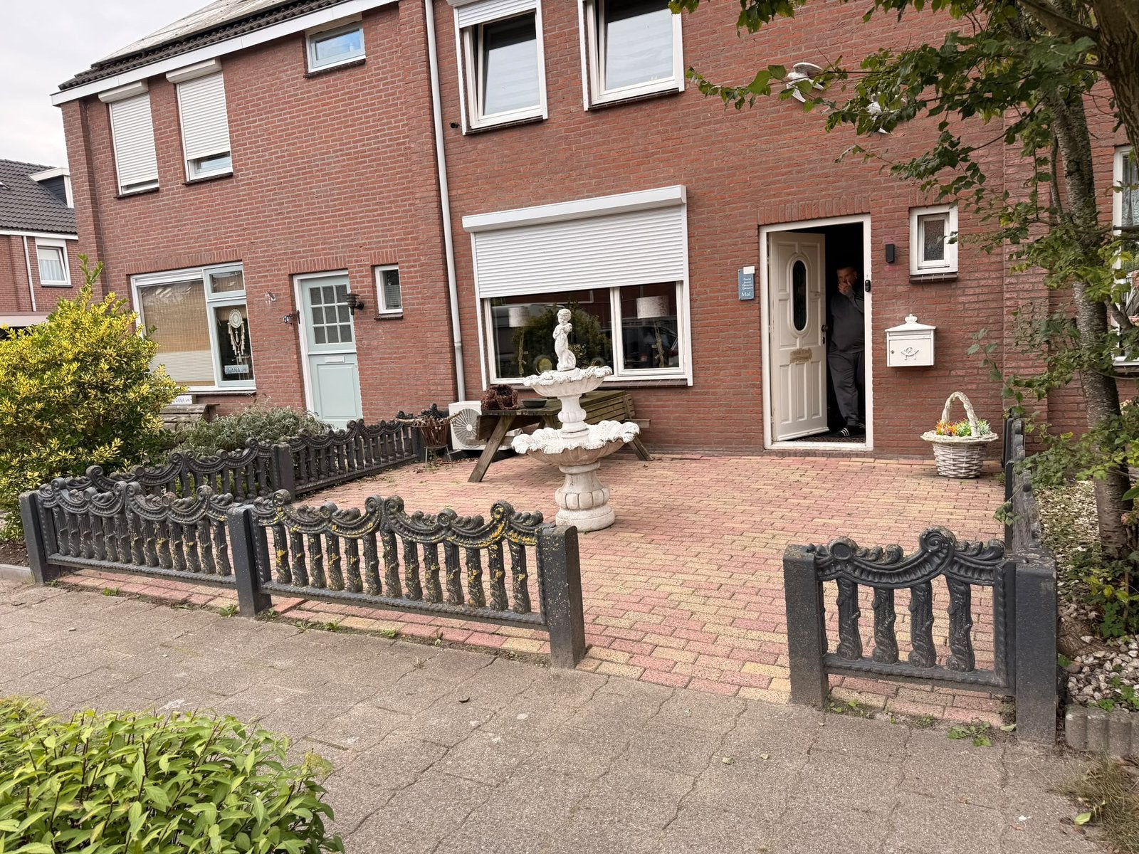 Beton hekjes, Ophalen, Nieuw, IJzer, Tuinhek
