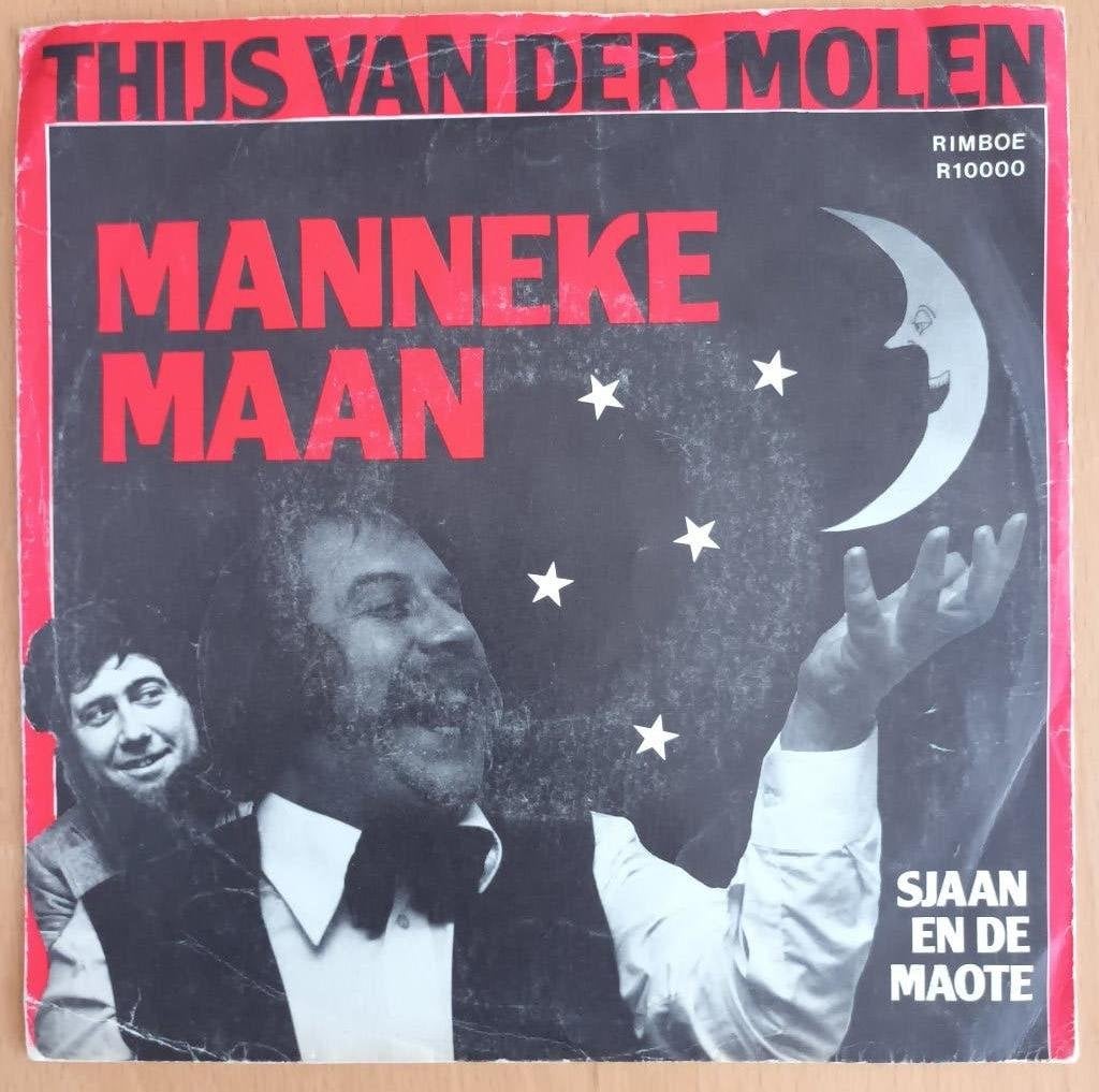 Thijs Van Der Molen - Manneke Maan, Fotohoes, 7 inch, Ophalen of Verzenden, Zo goed als nieuw