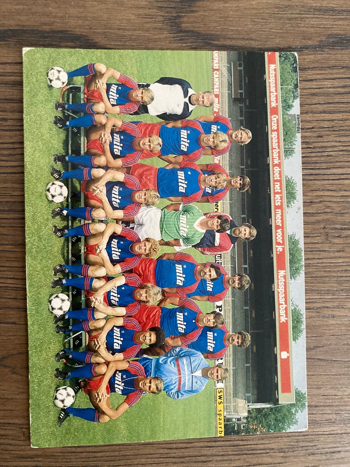 FOTOKAART HAARLEM 83/84, Ophalen of Verzenden, Zo goed als nieuw, Overige binnenlandse clubs, Spelerskaart