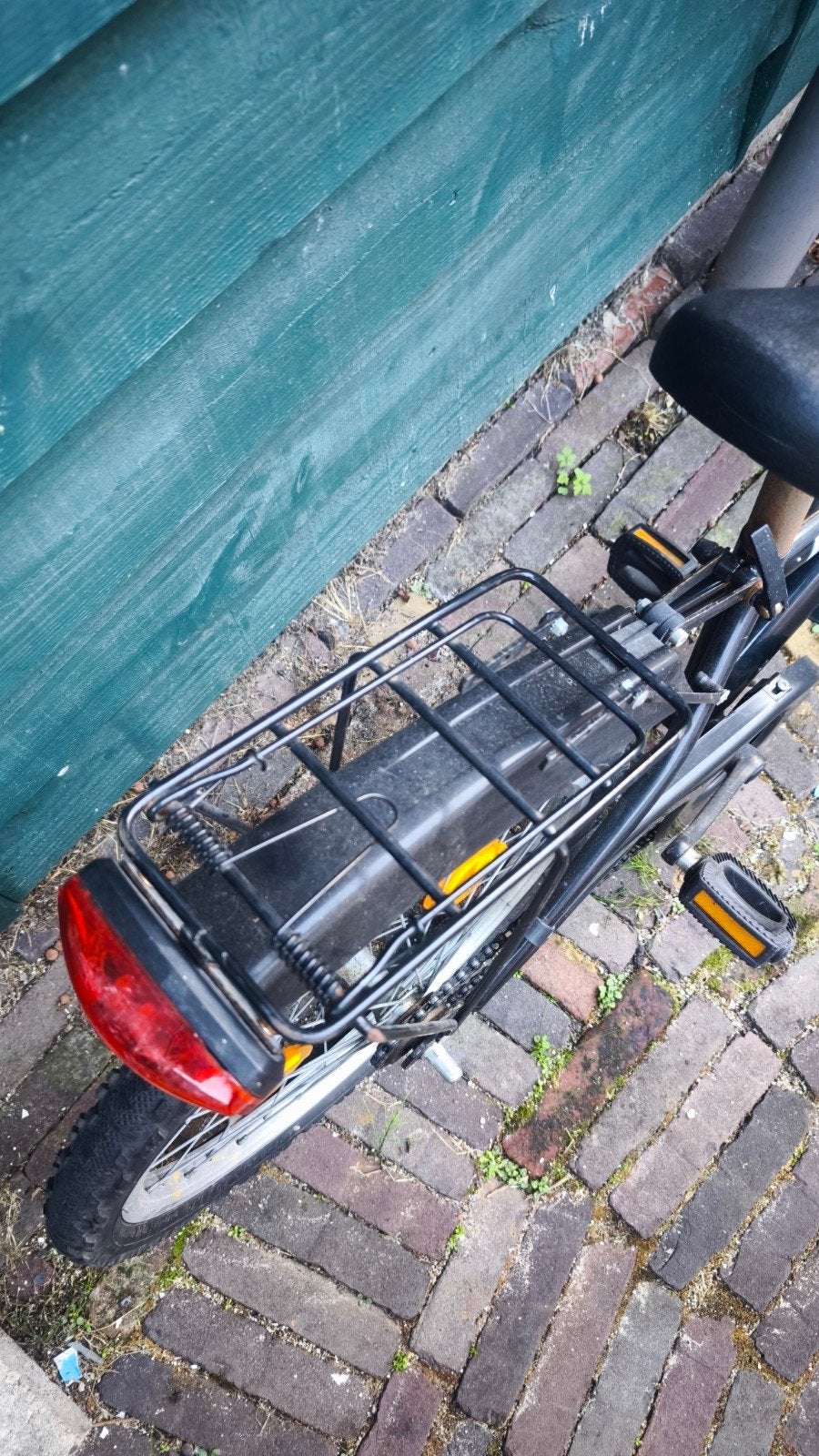 Tandemfiets/aanhangfiets zwart, Ophalen, Minder dan 10 versnellingen, Gebruikt, Minder dan 49 cm