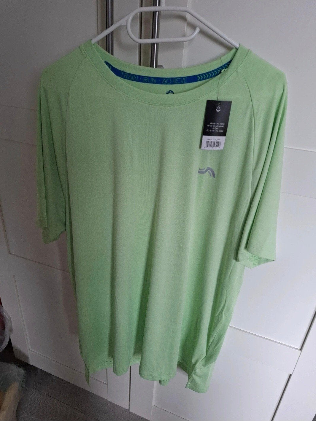 Crivit hardloop t-shirt groen man XL nieuw, Kleding | Heren, Sportkleding, Ophalen of Verzenden, Hardlopen of Fietsen, Crivit