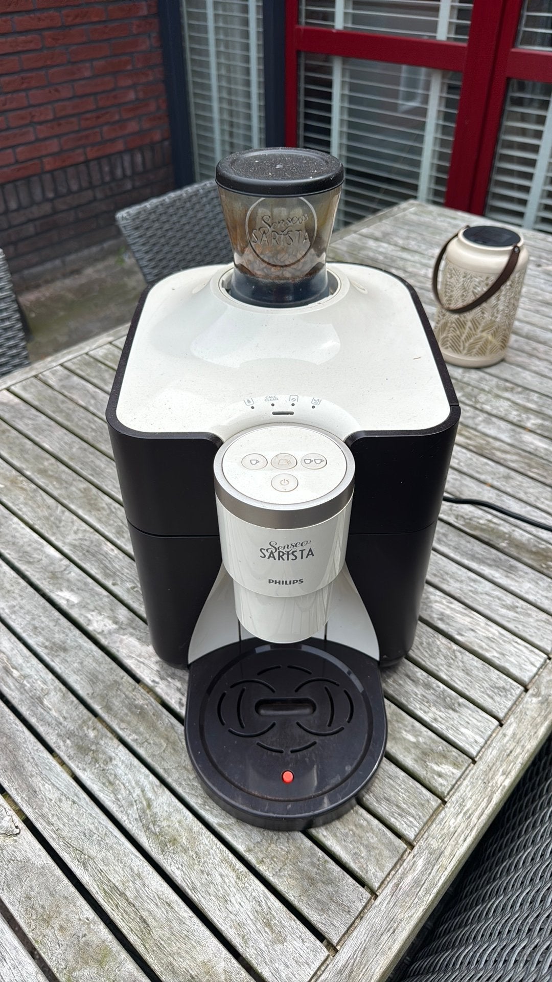 Senseo sarista, Ophalen, Koffiemachine