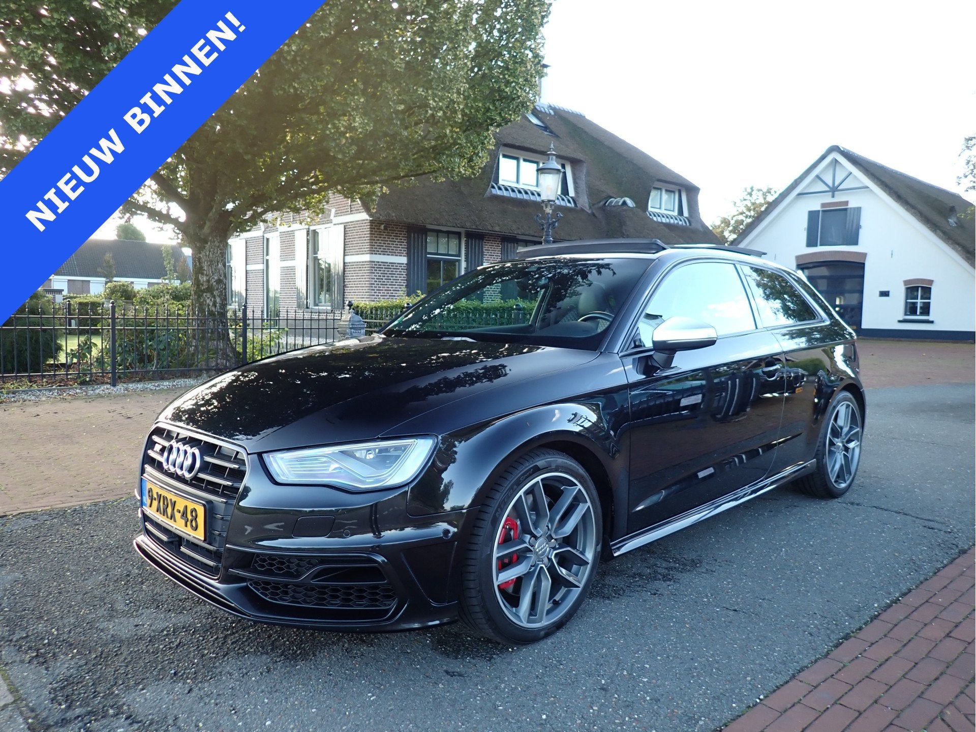 Audi S3 2.0TFSI quattro Pro Line Plus SCHUIF-KANTELDAK / B&O, Auto's, Automaat, S3, 4 cilinders, Zwart