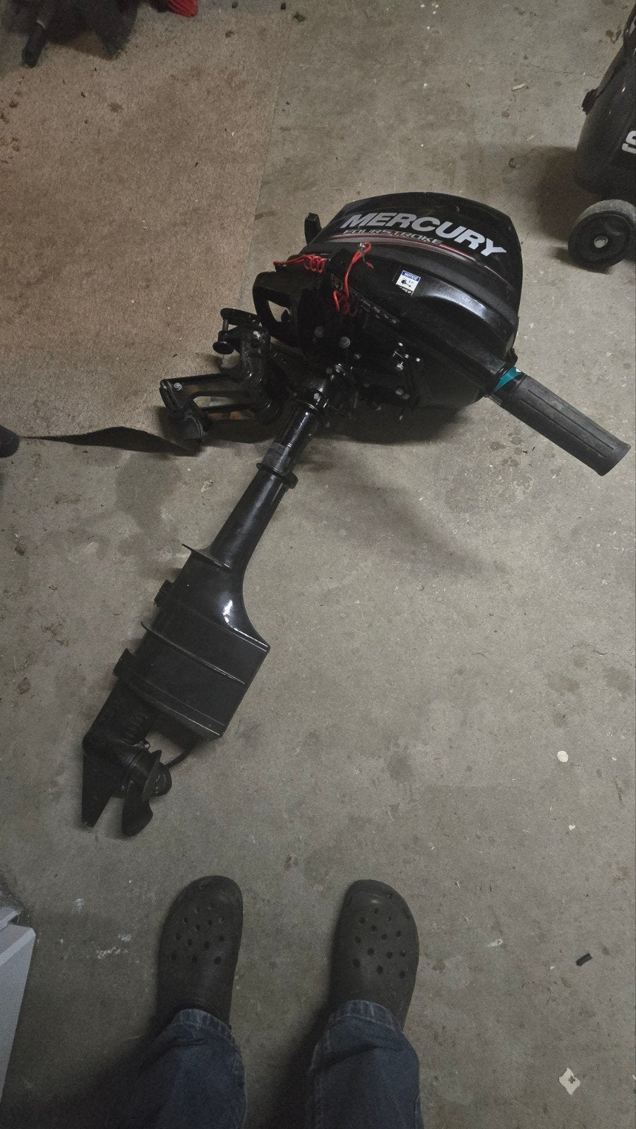 Mercury langstaart 3,5 pk 4-takt buitenboordmotor, Watersport en Boten, Buiten- en Binnenboordmotoren, Ophalen of Verzenden, Benzine