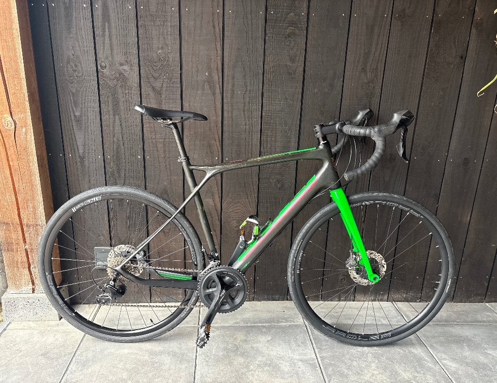 GT Grade Carbon 105 Gravelbike, Carbon, Zo goed als nieuw, Meer dan 20 versnellingen, 53 tot 57 cm