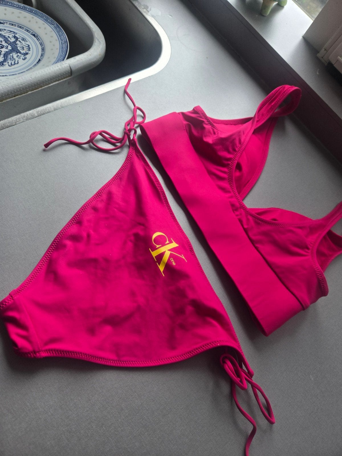 BIKINI VAN CALVIN KLEIN, Kleding | Dames, Badmode en Zwemkleding, Ophalen of Verzenden, Zo goed als nieuw, Roze, Bikini