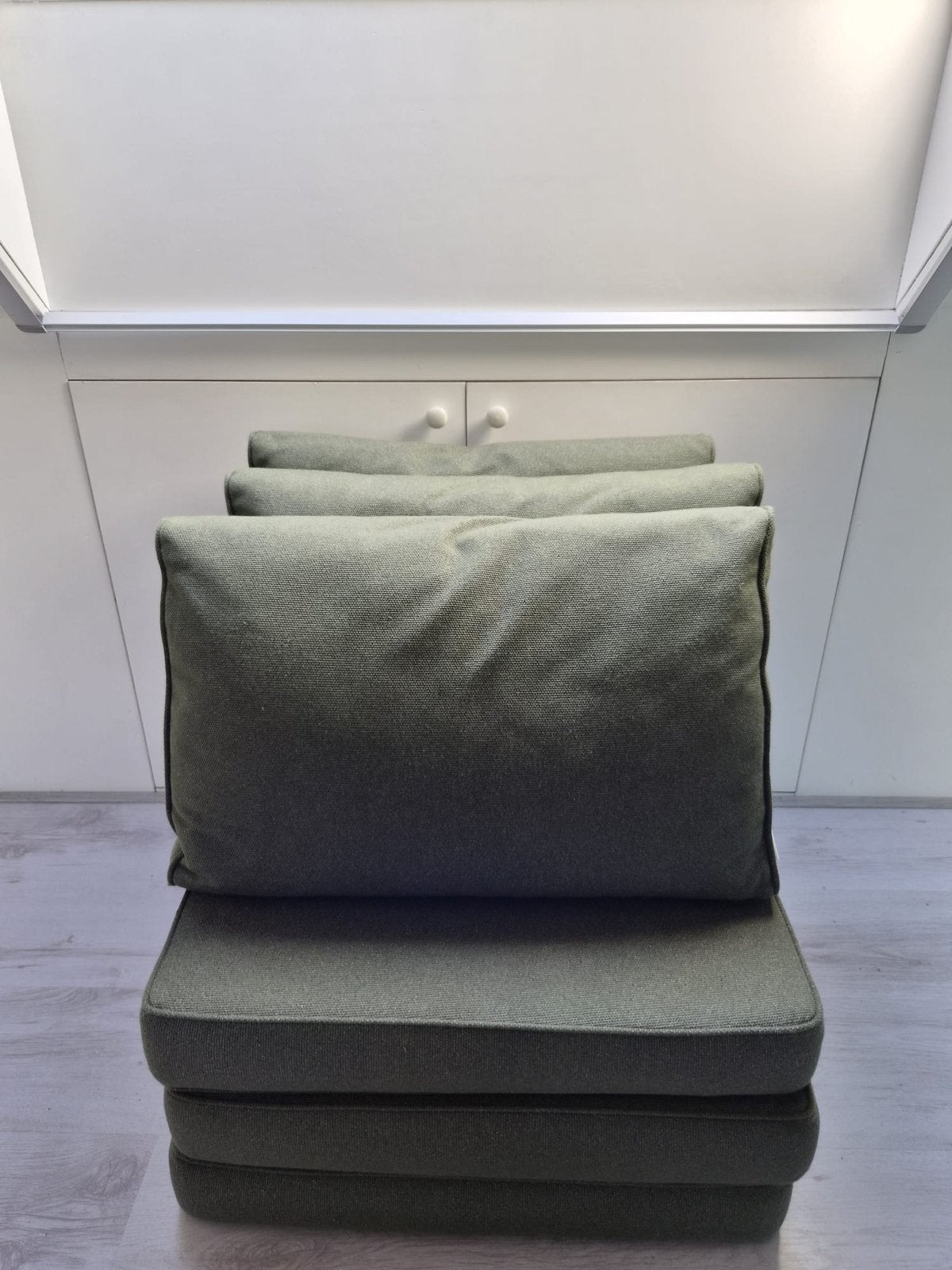 Madison Tuinkussens - Loungekussens 60x60 en 60x40 Groen, Ophalen, Zo goed als nieuw