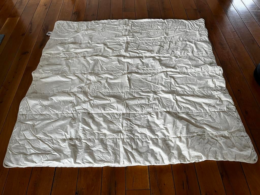 Dekbed 1.75x1.75, Gebruikt, Wit, Tweepersoons, Ophalen of Verzenden