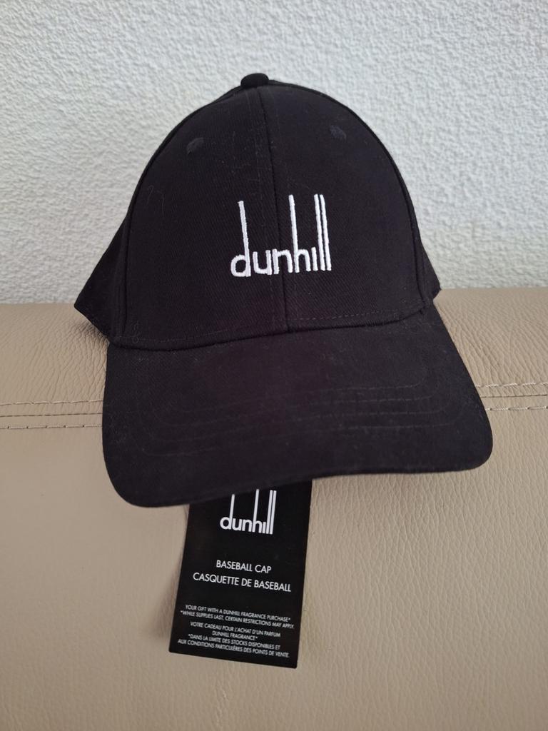 Dunhill baseball cap zwart wit, Ophalen of Verzenden, Nieuw, One size fits all, Pet