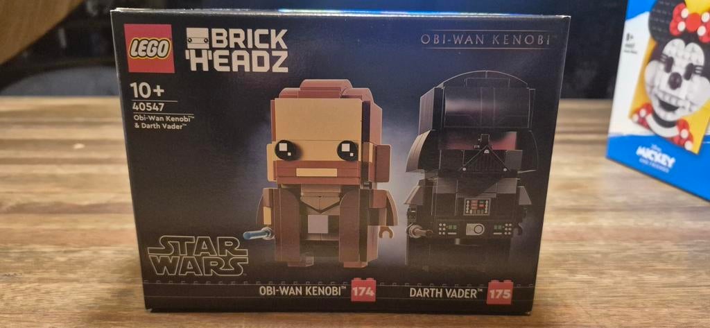 LEGO BrickHeadz 40547 Star Wars Obi-Wan Kenobi & Darth Vader, Ophalen of Verzenden