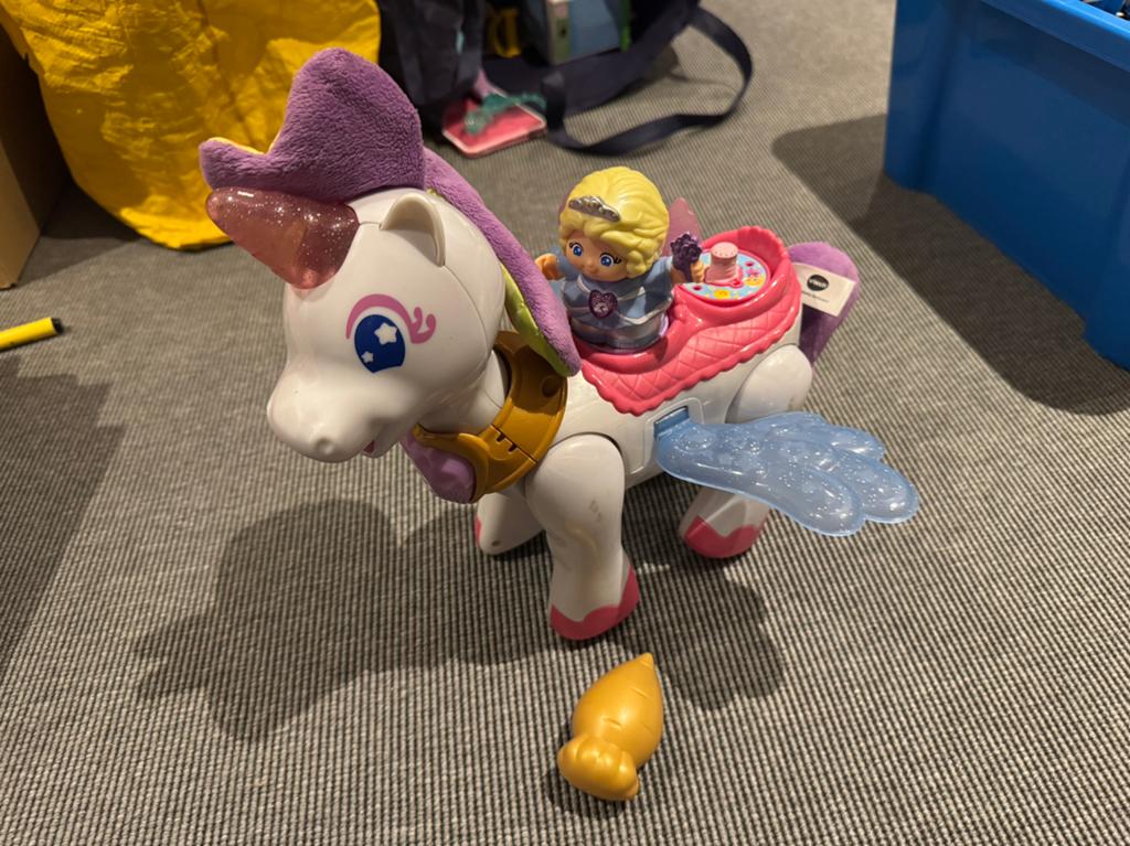 VTech Zoef Zoef Dieren Eenhoorn met Prinses, Ophalen of Verzenden, Zo goed als nieuw, 2 tot 4 jaar