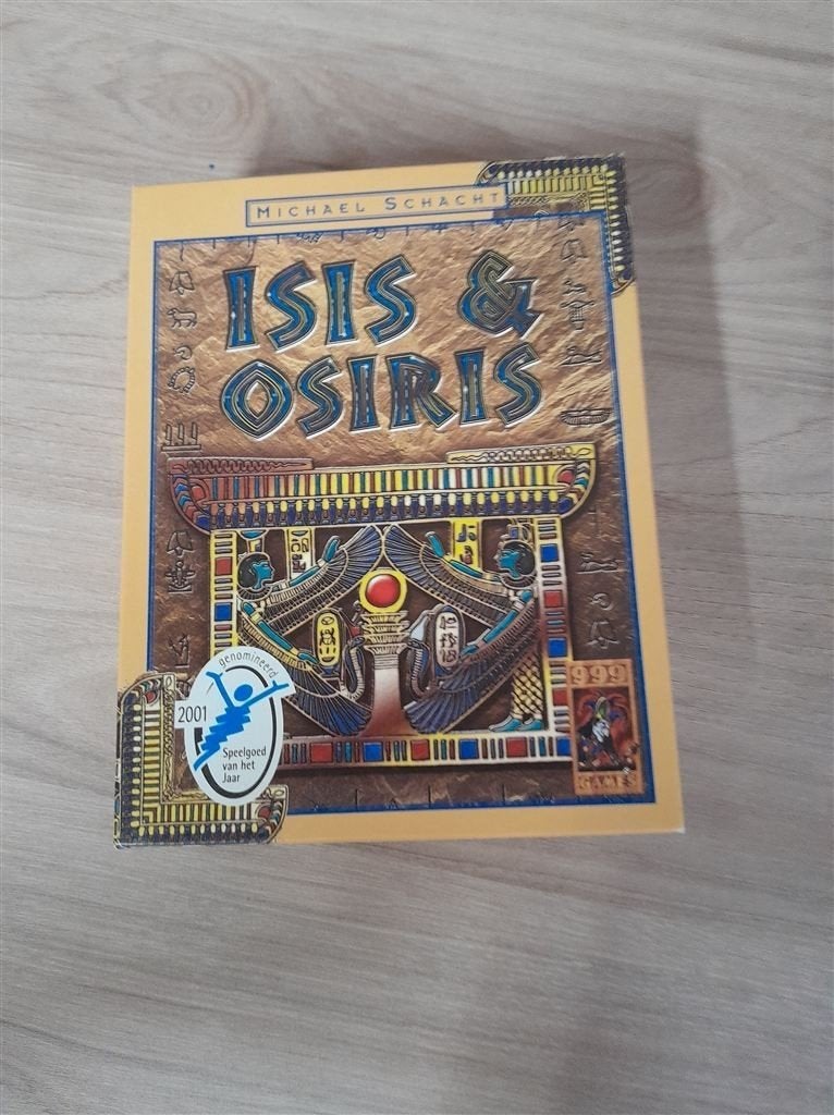 Isis en Osiris - 999 games - s1771, Hobby en Vrije tijd, Gezelschapsspellen | Bordspellen, Verzenden, Zo goed als nieuw