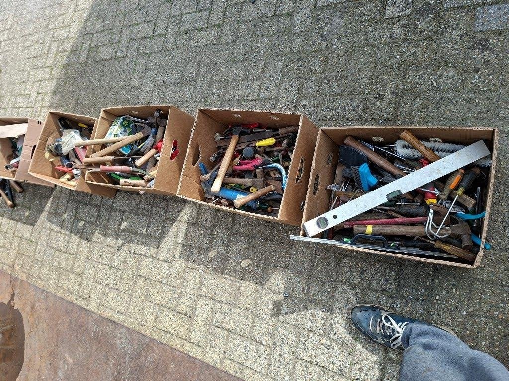 circa 625 stuks gebruikt zeer goed gereedschap vele merken, Ophalen, Gebruikt