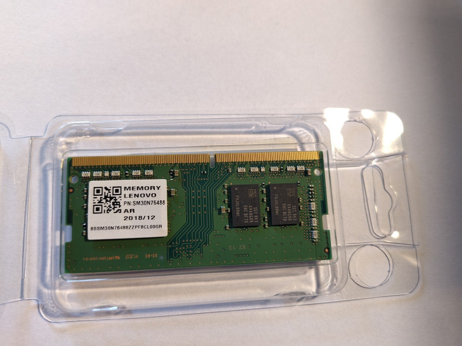 Lenovo Samsung 8GB DDR4 RAM Geheugenmodule, DDR4, 8 GB, Ophalen of Verzenden, Zo goed als nieuw