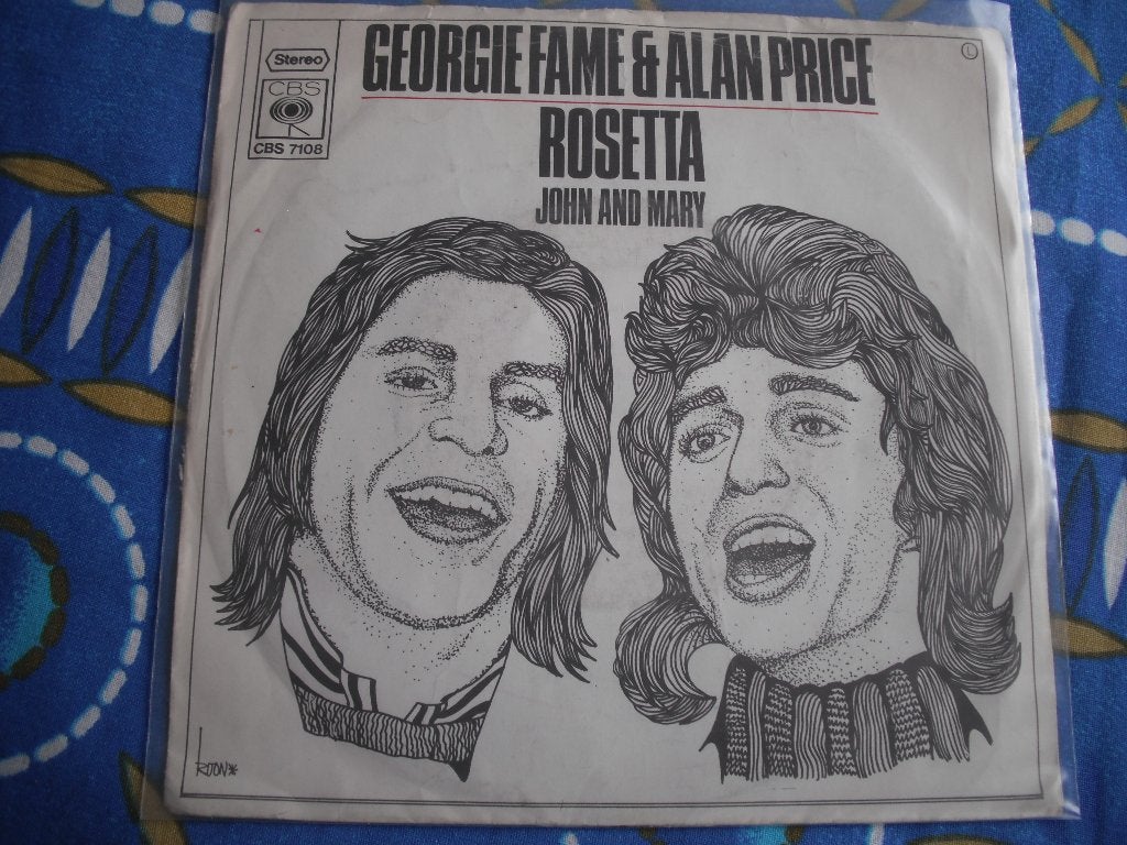 Georgie Fame & Alan Price - Rosetta., Ophalen of Verzenden, Zo goed als nieuw, Pop